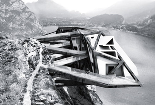 Illustration for article titled A Futuristic Hotel That Can Only Be Reached By Bicycle